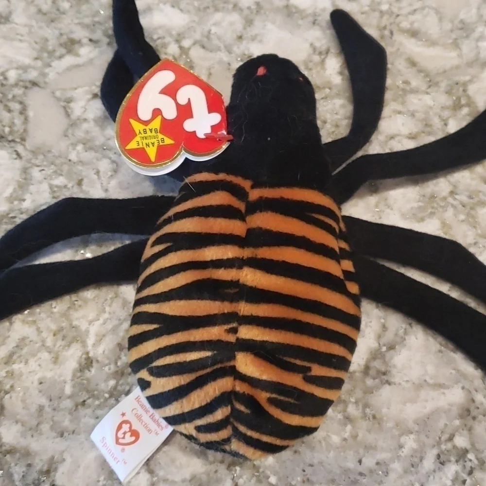 TY Beanie Babies Spinner the spider 1996